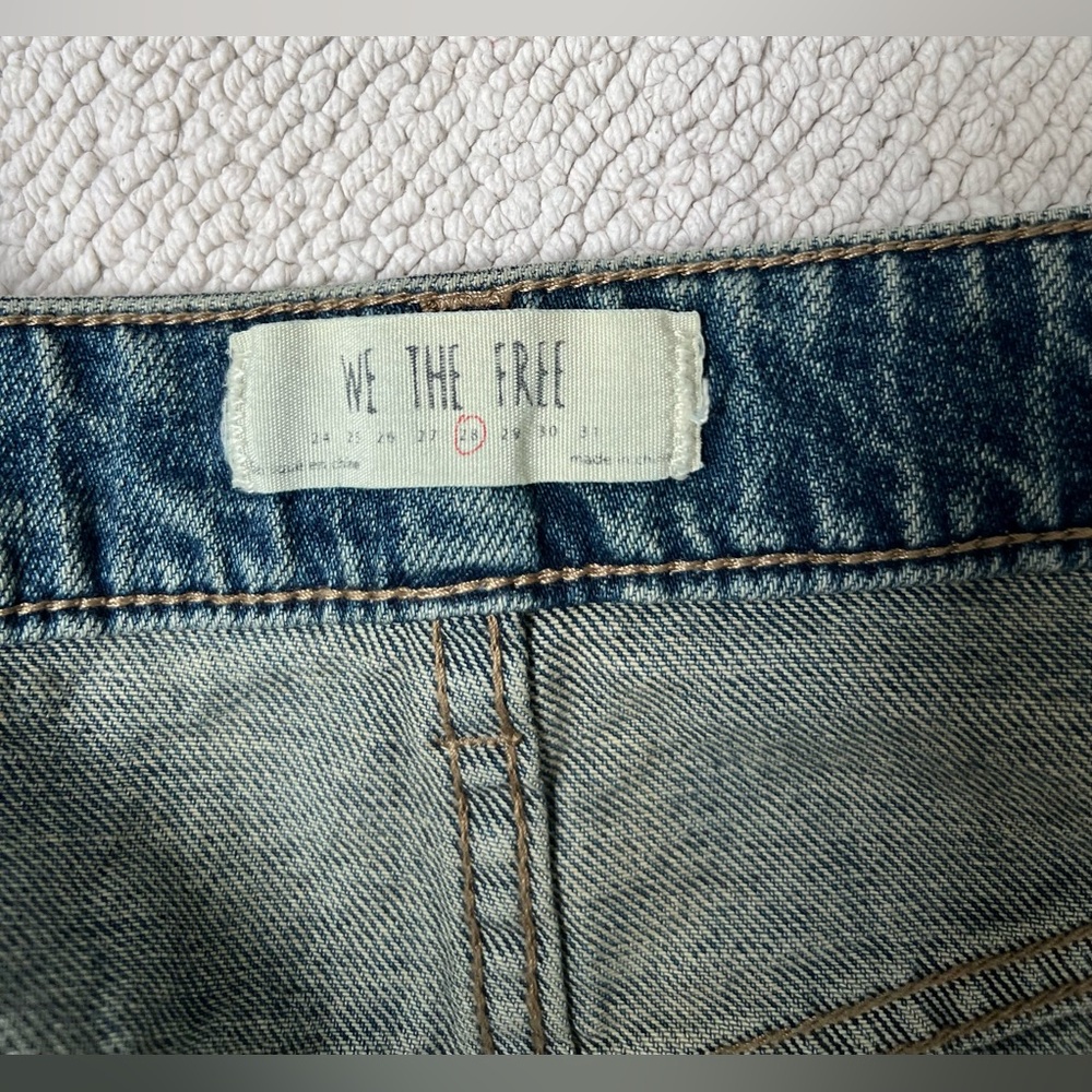 Free People Blue Denim Mini Skirt 🦋| Size: 28 - Picture 6 of 15